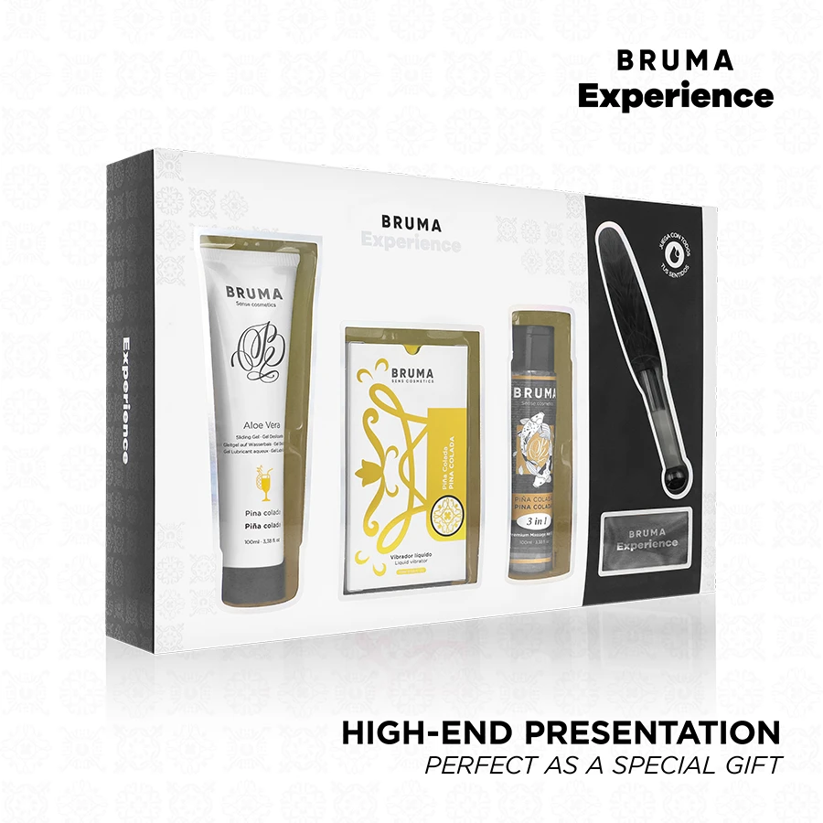 KIT TENTAÇÃO DOCE PIÑA COLADA VIBRO-ORGÁSMICA - Sex Shop Sexy
