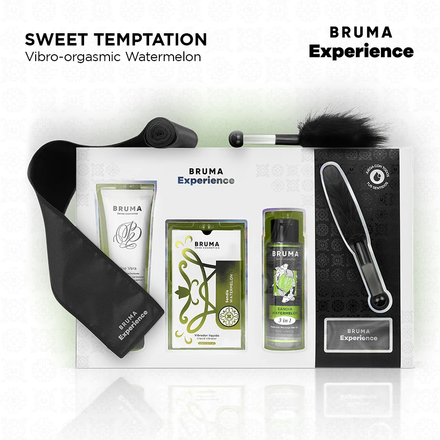 KIT TENTAÇÃO DOCE MELANCIA VIBRO-ORGÁSMICA - Sex Shop Sexy