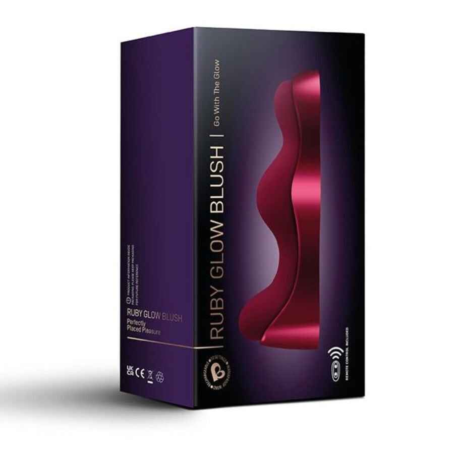 ROCKS-OFF - VIBRADOR PONTO G RUBY GLOW BLUSH VERMELHO