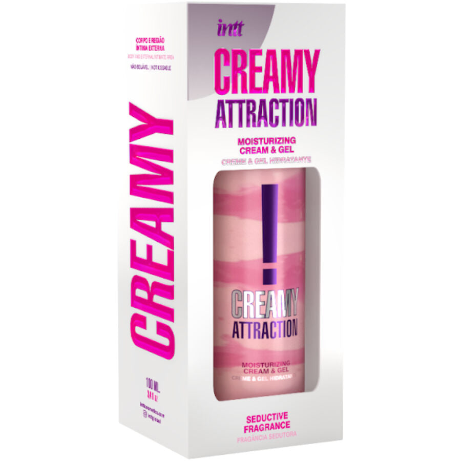 INTT RELEASES - CREME E GEL COM FRAGRÂNCIA AFRODISÍACA 100 ML