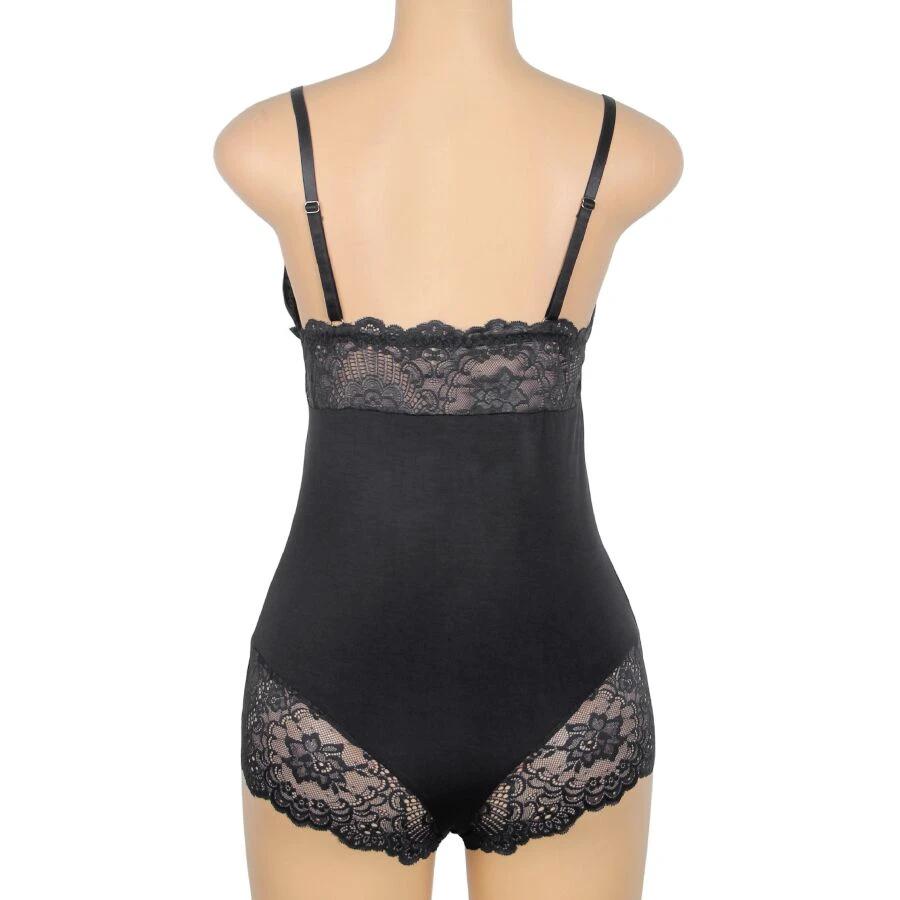 TEDDY DETALHE RENDA FLORAL - Sex Shop Sexy