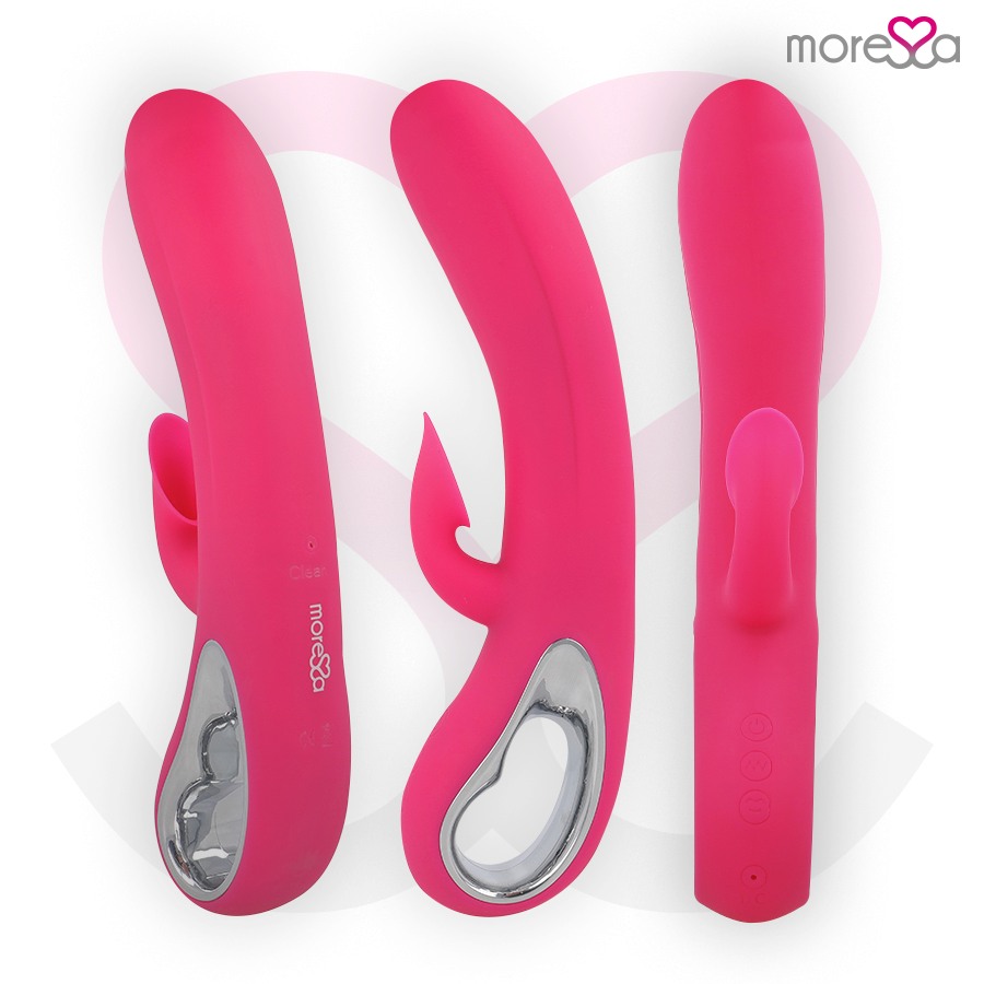 MORESSA - DUSTIN ASPIRATION CLITORIDIENNE ET VIBRATION PUISSANTE SILICONE DE QUALITÉ SUPÉRIEURE RECHARGEABLE
