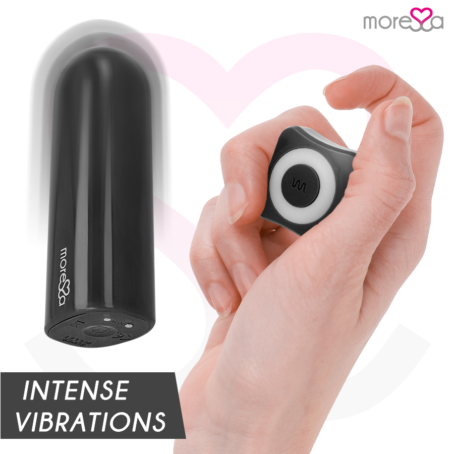 MORESSA - NIX VIBRADOR CONTROLE REMOTO PRETO