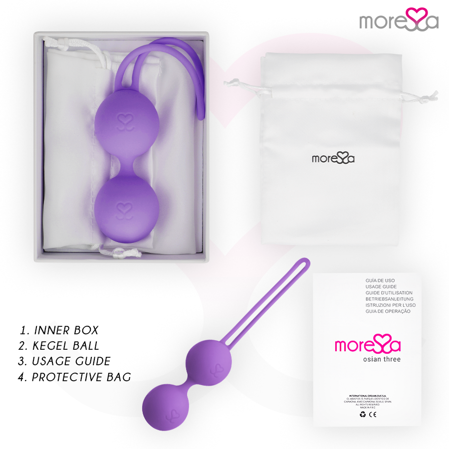 OSIAN THREE TREINO DO ASSOALHO PÉLVICO 85 G PREMIUM SILICONE - Sex Shop Sexy