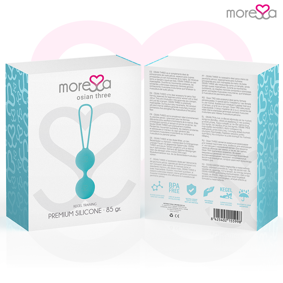 OSIAN THREE TREINAMENTO DO ASSOALHO PÉLVICO 85 G SILICONE PREMIUM