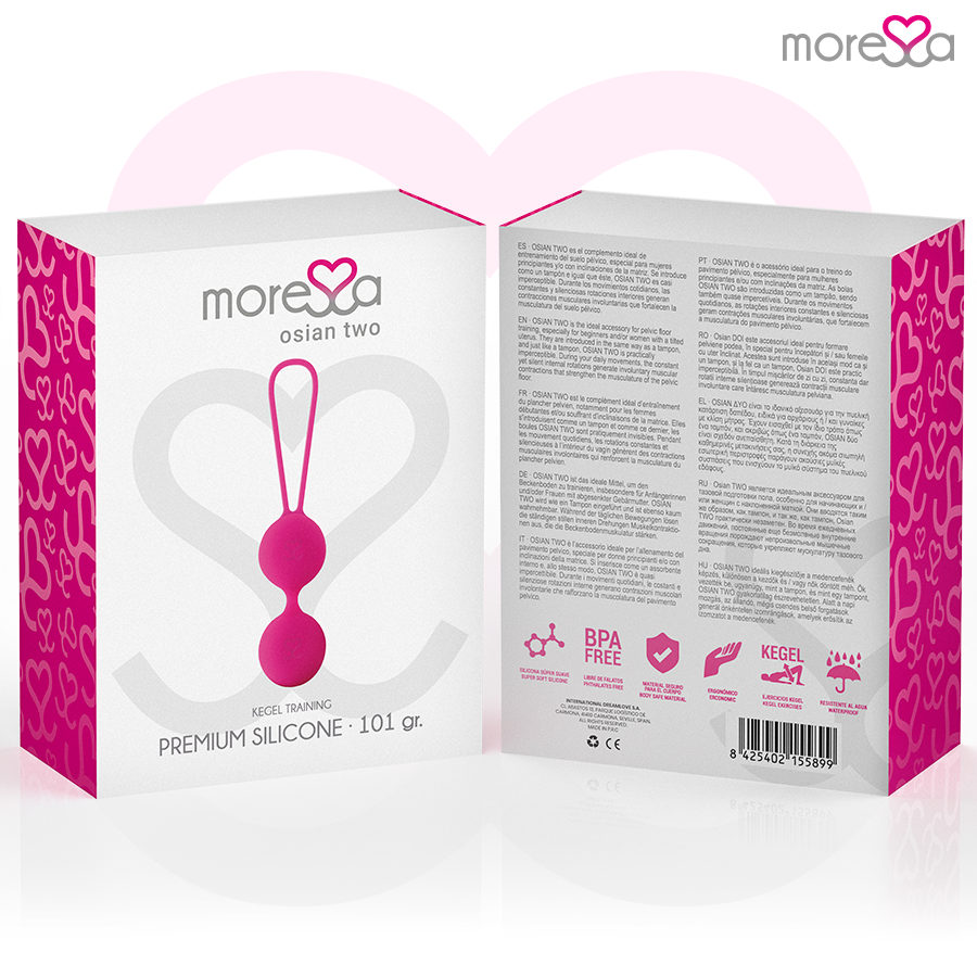 MORESSA - OSIAN DEUX SILICONE DE QUALITÉ SUPÉRIEURE ROSE