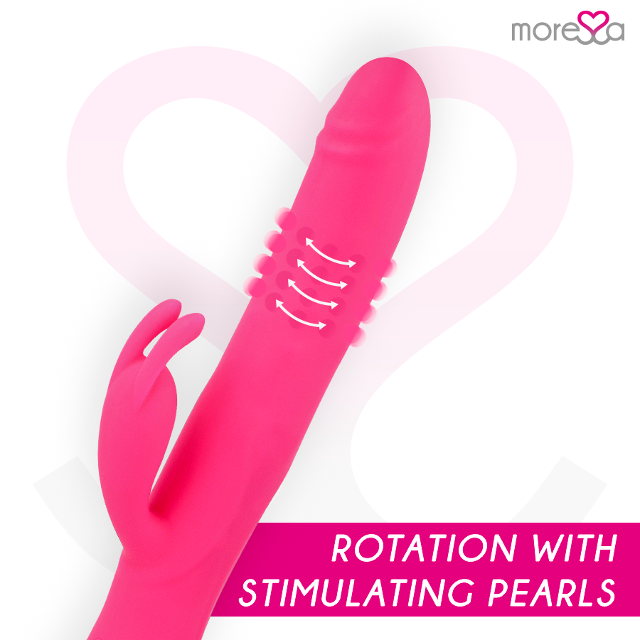 MORESSA - PEARLISH ROTARY SOMER AND POWERFUL PREMIUM SILICONE VIBRATION