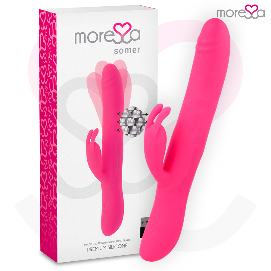 MORESSA - PEARLISH ROTARY SOMER AND POWERFUL PREMIUM SILICONE VIBRATION
