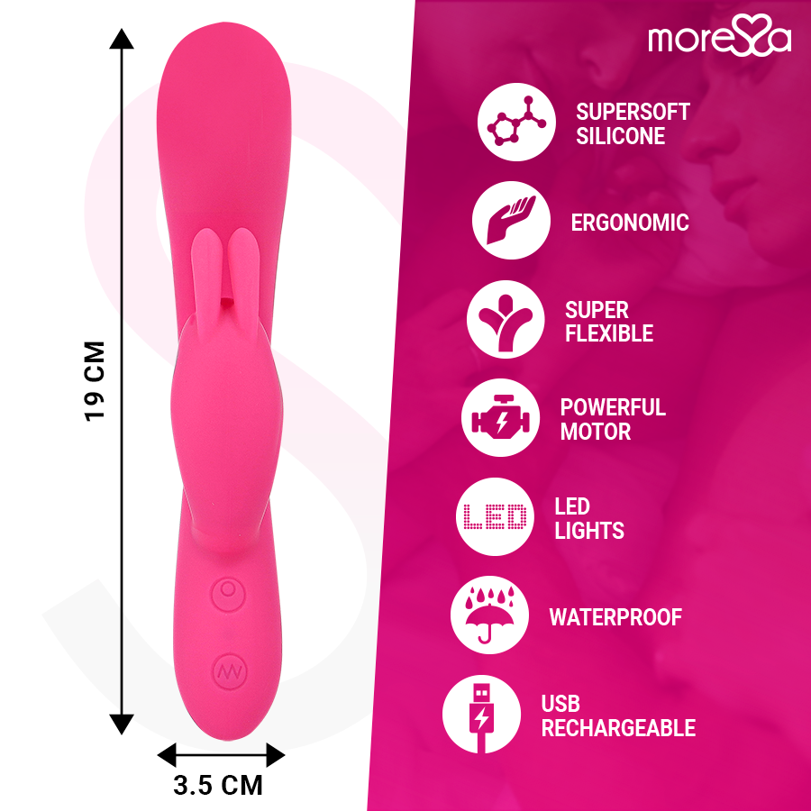 MORESSA - TELMO PREMIUM SILICONE RECHARGEABLE CLITORAL TICKLING