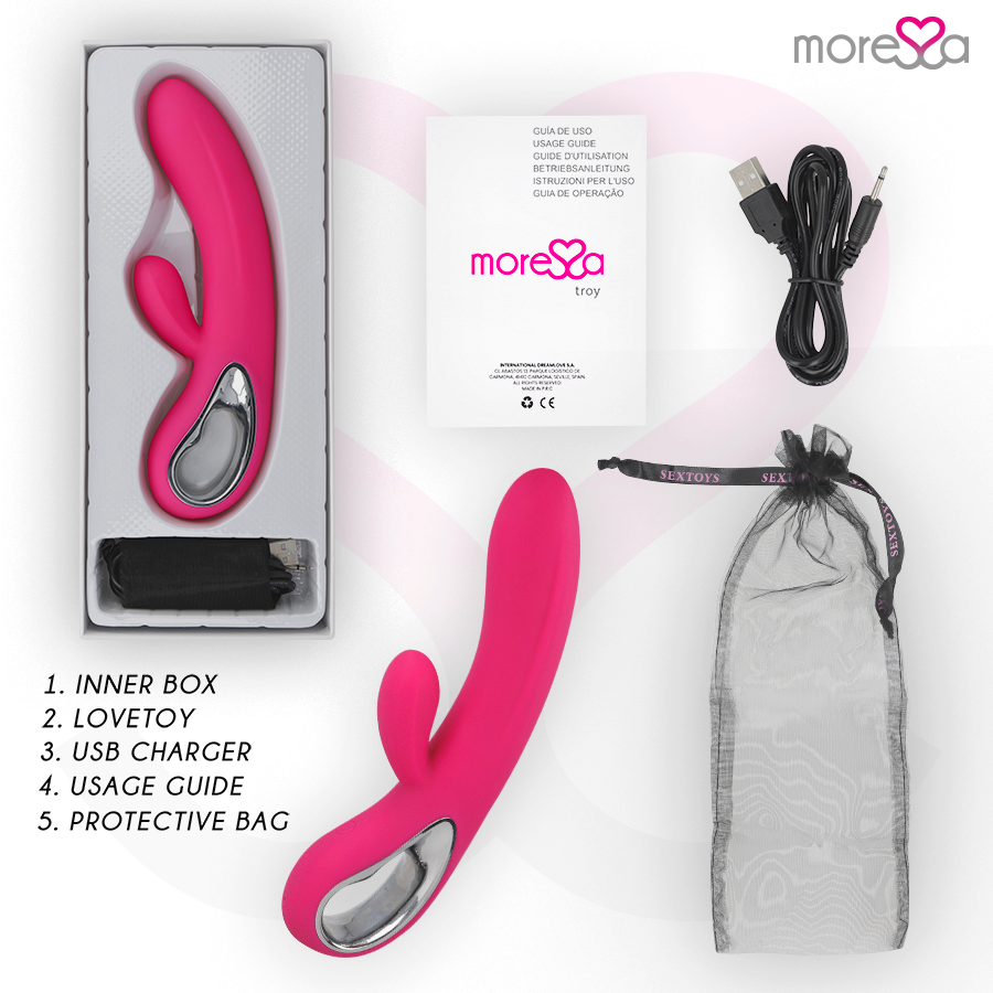 MORESSA - TROY PREMIUM SILICONE RECARREGVEL