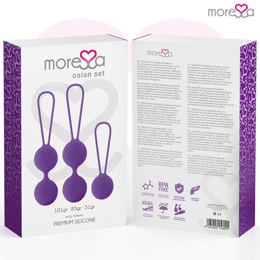 MORESSA - ENSEMBLE OSIAN PREMIUM EN SILICONE LILS