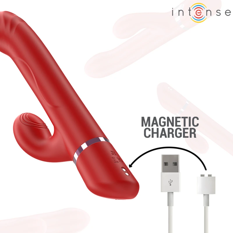 LELE VIBRADOR MULTIFUNÇÃO ROTATÓRIO E OSCILAÇÃO E ESTIMULAÇÃO - Sex Shop Sexy