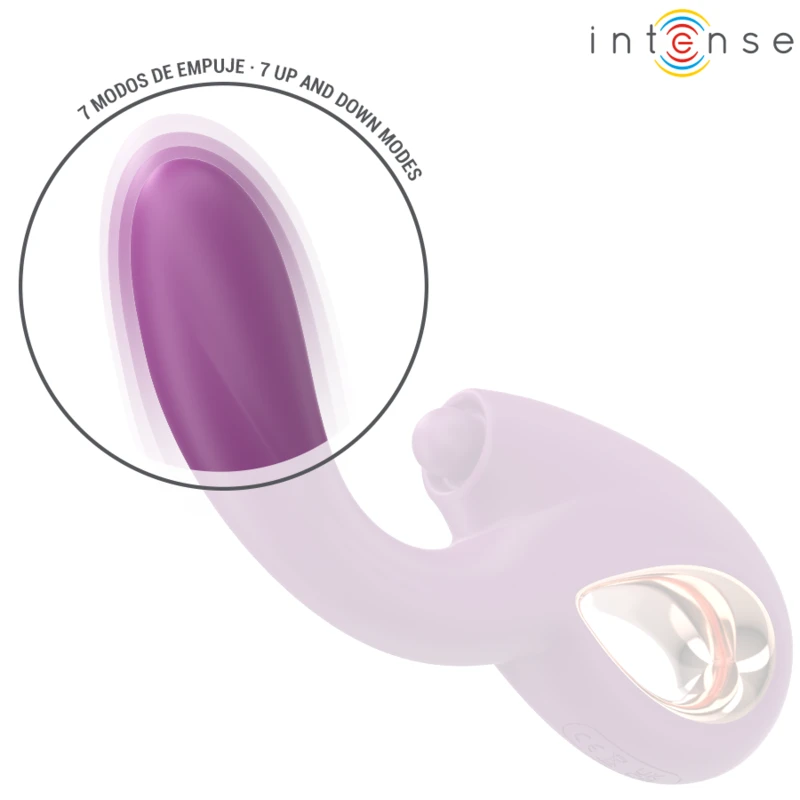 VIBRADOR PONTO G MULTIFUNÇÃO ESTIMULAÇÃO E EMPUJE E VIBRAÇÃO - Sex Shop Sexy