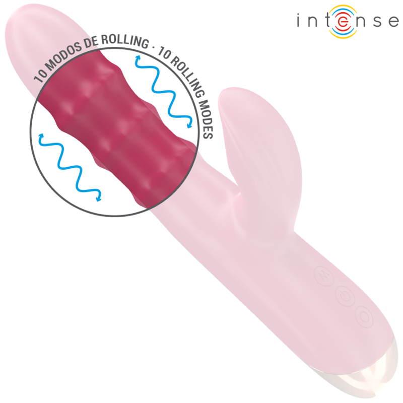 INTENSE - CHLOE VIBRADOR MULTIFUNCIONAL 3 EM 1 VERMELHO