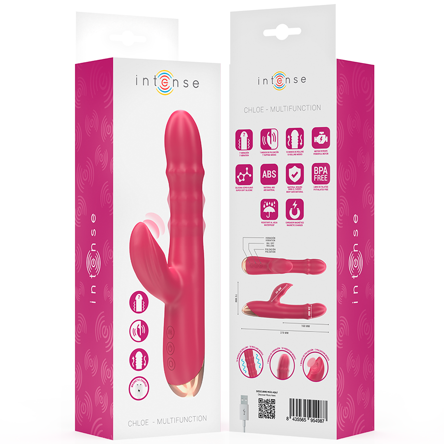 CHLOE VIBRADOR MULTIFUNÇÃO 3 EM 1 - Sex Shop Sexy