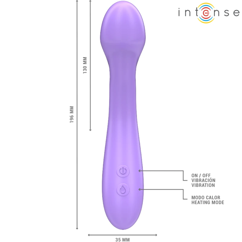 BECKY VIBRADOR 19 CM AQUECÍVEL 7 VIBRAÇÕES - Sex Shop Sexy
