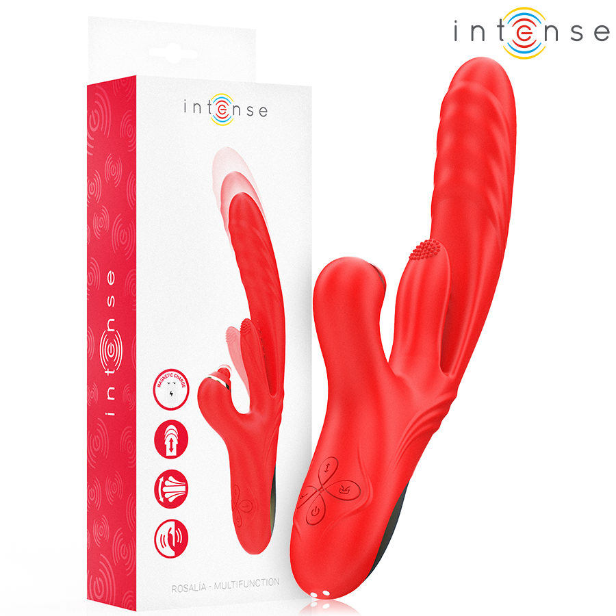 ROSALIA VIBRADOR MULTIFUNÇÃO 3 EM 1 - Sex Shop Sexy