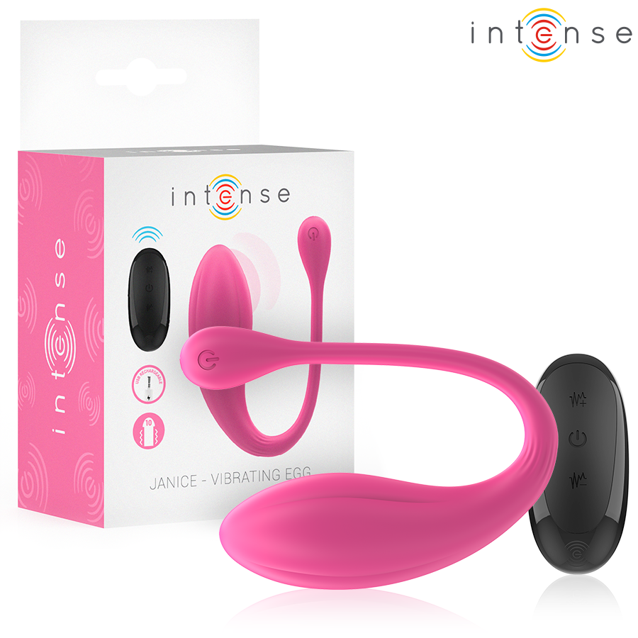 JANICE OVO VIBRADOR U ESTIMULAÇÃO DUPLA 10 VIBRAÇÕES E CONTROLO REMOTO PARA USO ADULTO - Sex Shop Sexy