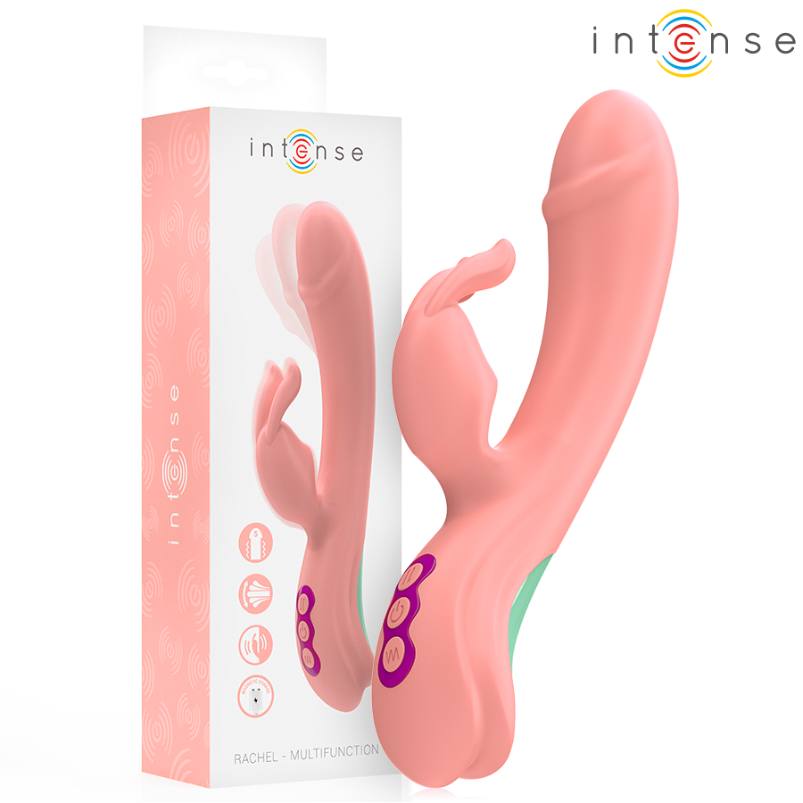 RACHEL VIBRADOR RABBIT 5 VIBRAÇÕES - Sex Shop Sexy