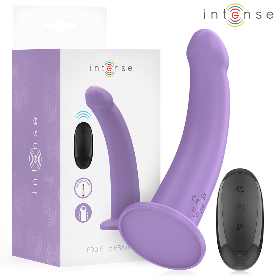 EDDIE VIBRADOR 17,5 CM 10 VIBRAÇÕES CONTROLE REMOTO - Sex Shop Sexy