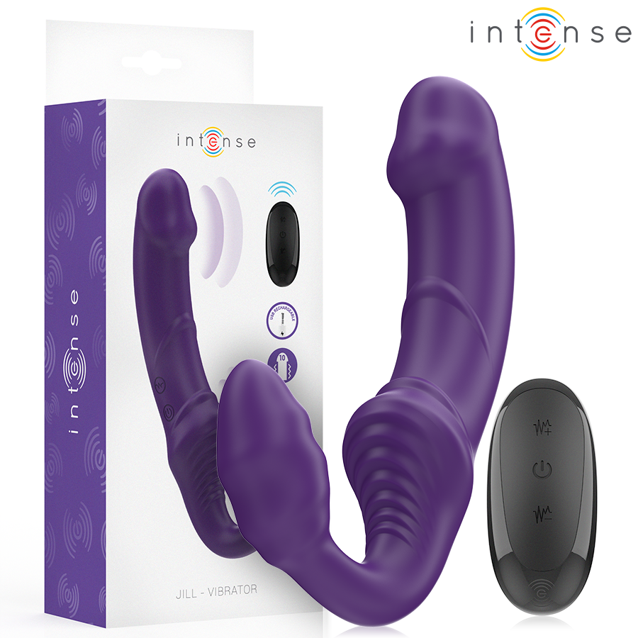 JILL VIBRADOR DUPLO 20 CM CONTROLE REMOTO - Sex Shop Sexy