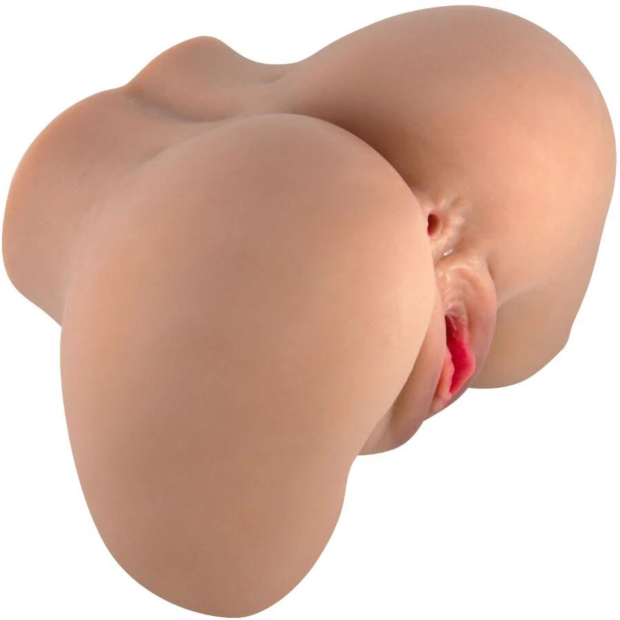 MILA TRASEIRO VIBRADOR COM VAGINA E ÂNUS REALÍSTICO CONTROLE REMOTO - Sex Shop Sexy