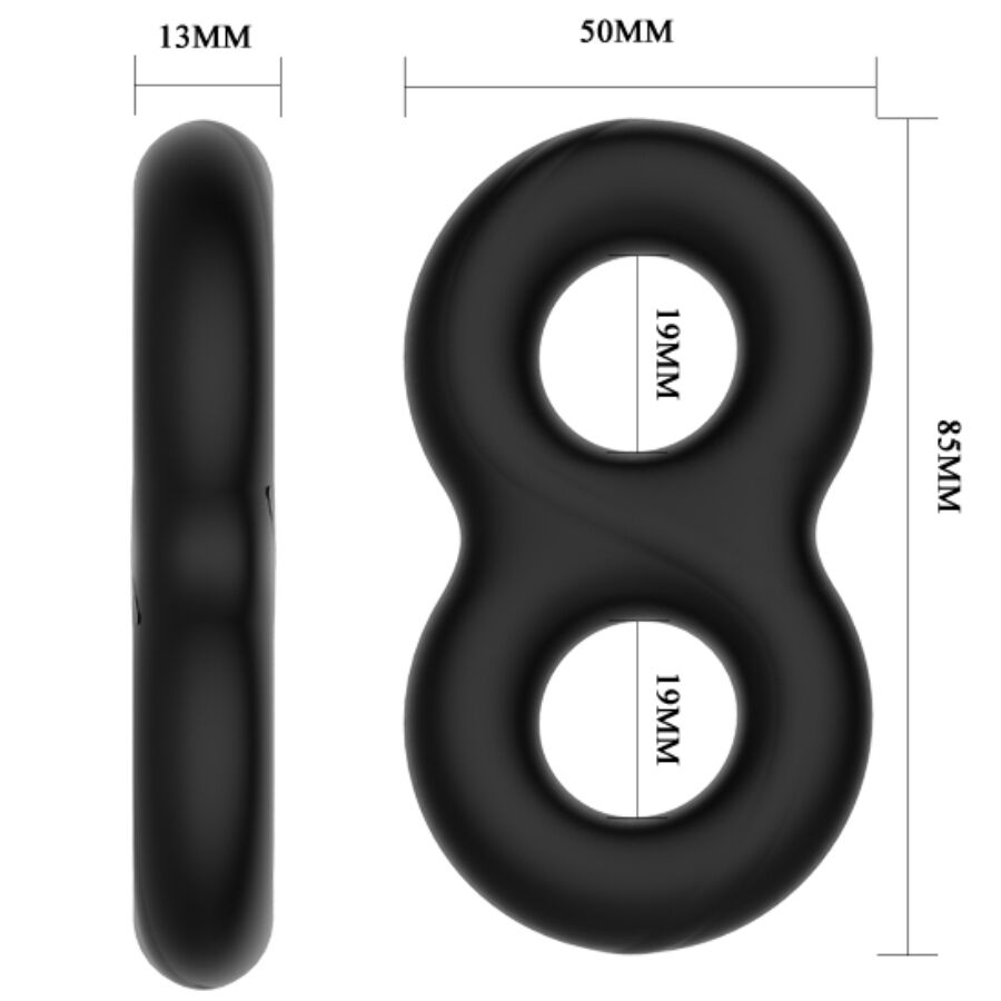 CRAZY BULL - MEDICAL SILICONE DOUBLE RING