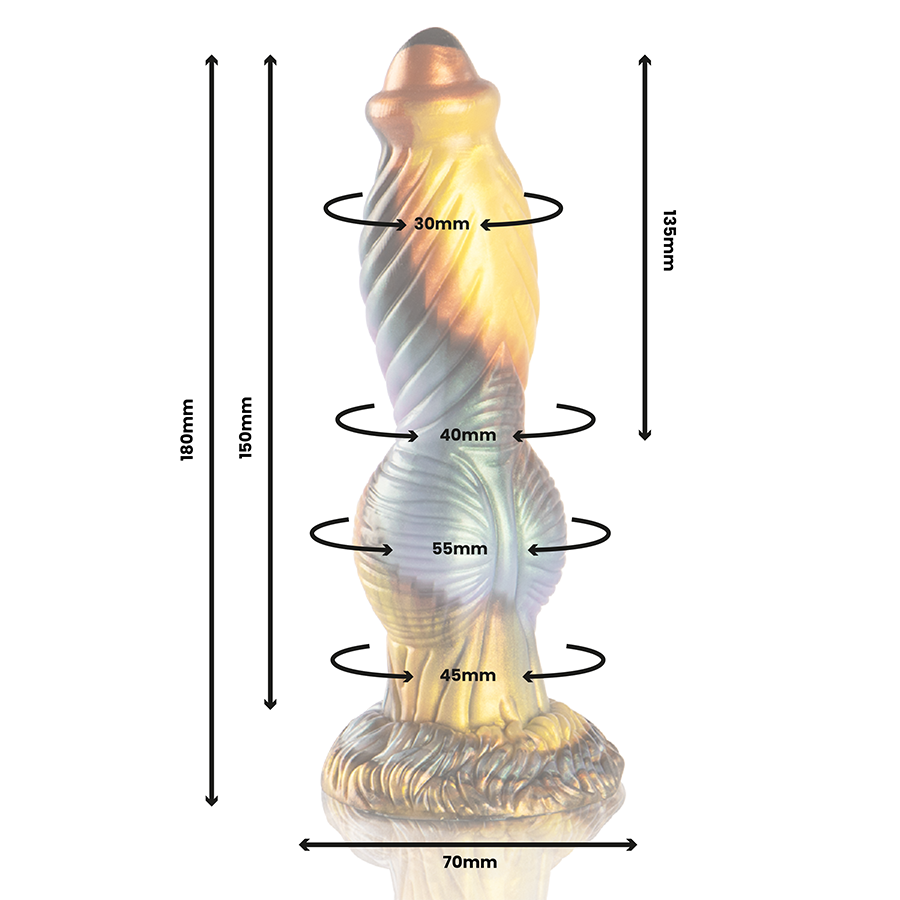 PHOENIX DILDO O RESSURGIR DO PRAZER RECARGÁVEL CONTROLE REMOTO - Sex Shop Sexy