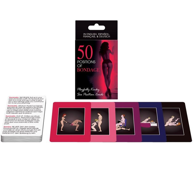 KHEPER GAMES - CARTAS 50 POSIÇÕES DE BONDAGE - Sex Shop Sexy