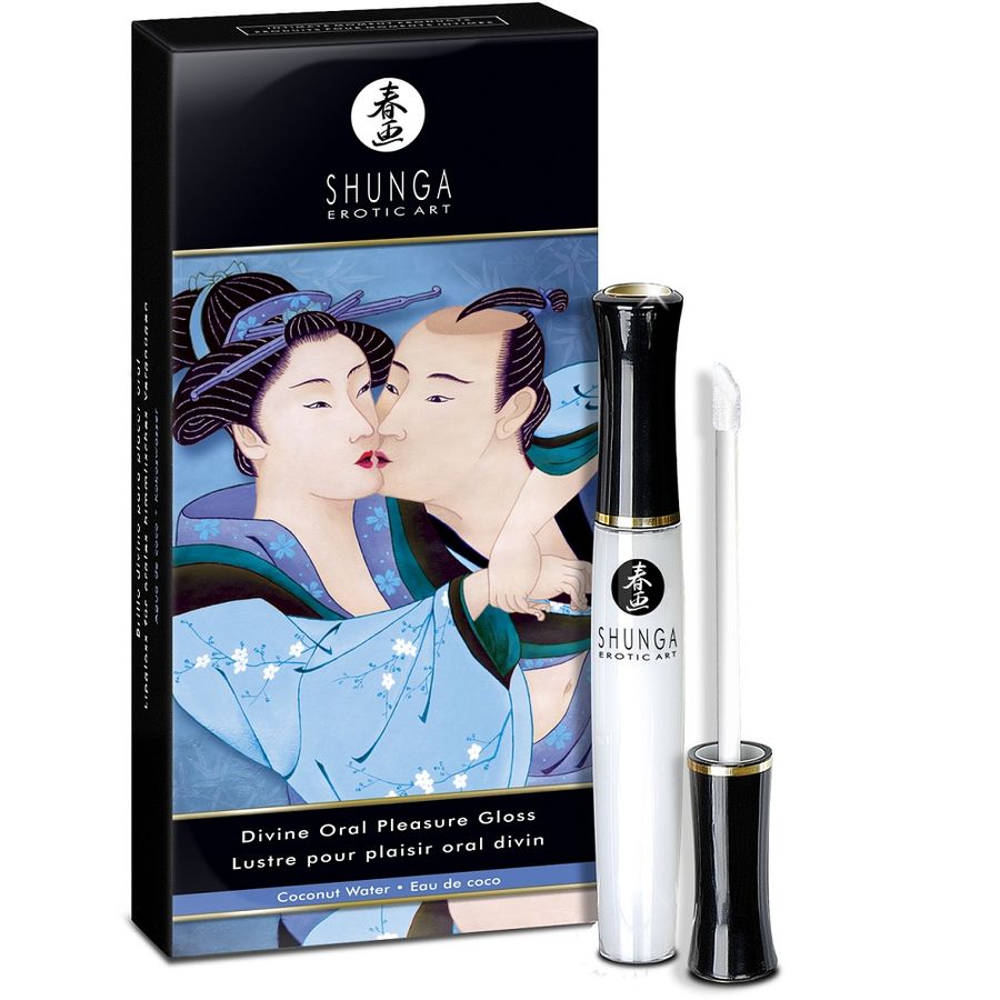 SHUNGA - GLOSS LABIAL DIVINO ÁGUA DE COCO - Sex Shop Sexy