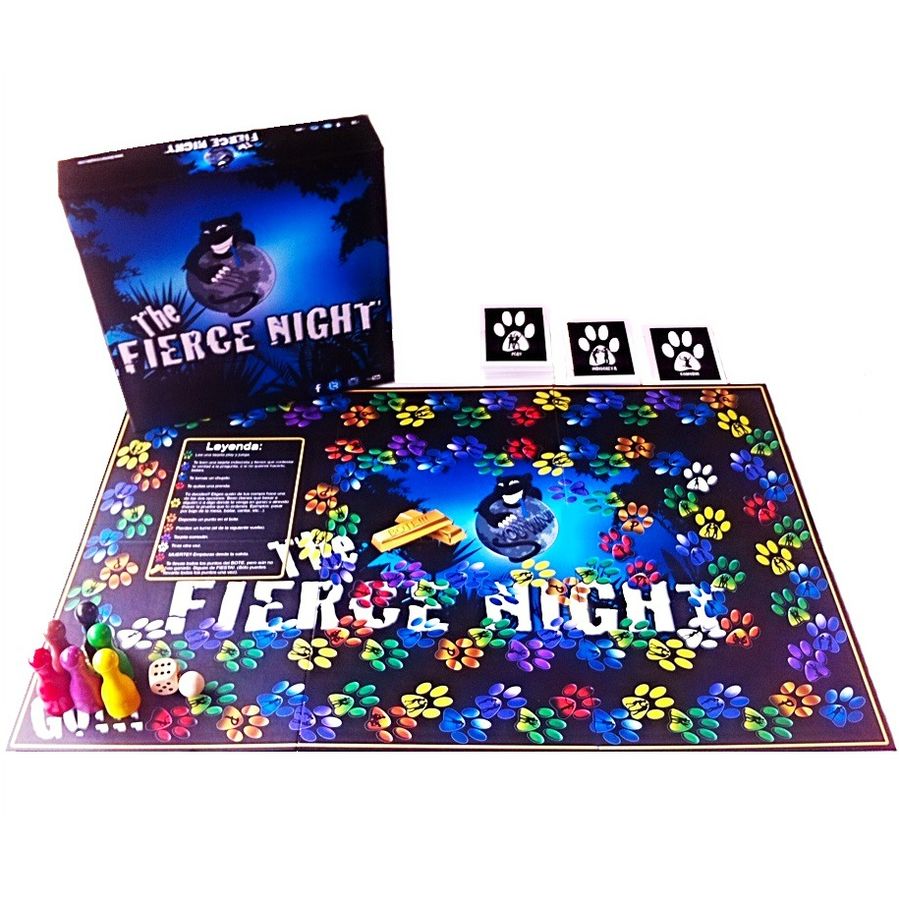 FIERCE GAME - JOGO DE TABULEIRO THE FIERCE NIGHT - Sex Shop Sexy