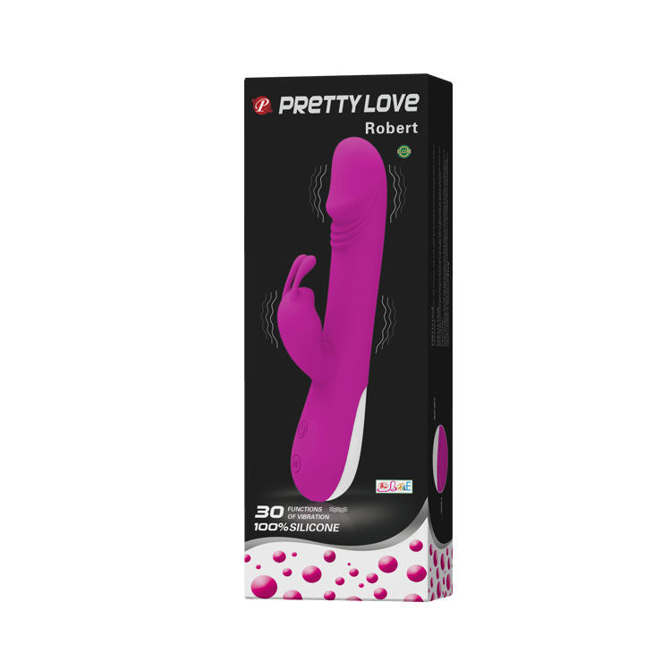 PRETTY LOVE - FLIRTATION VIBRADOR COM ESTIMULADOR CLITORIANO ROBERT - Sex Shop Sexy