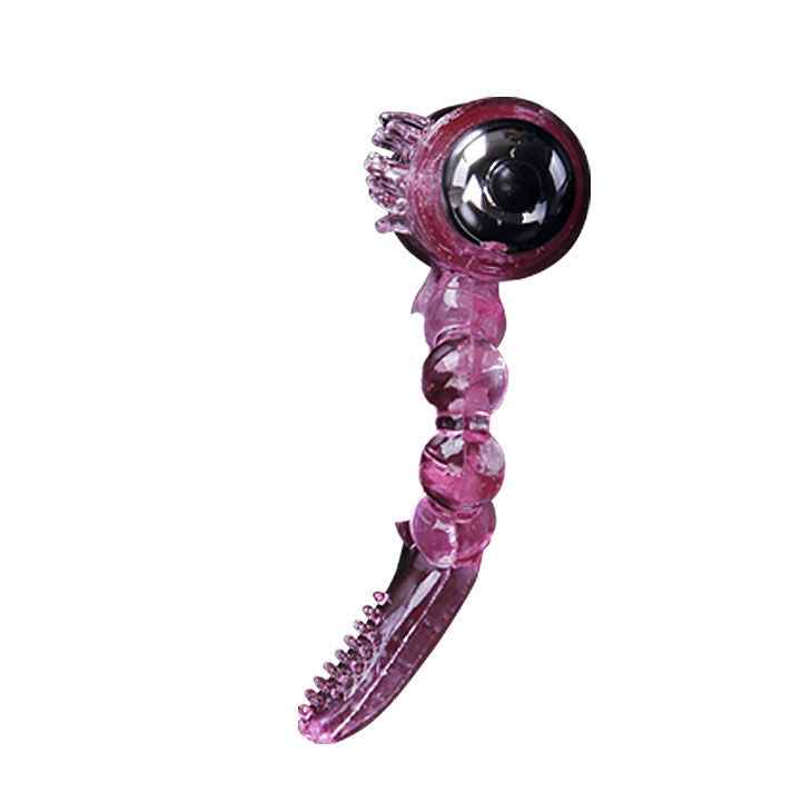 BAILE - ANÉL DE SILICONE 10 RITMOS LÍNGUA COM VIBRAÇÃO ROSA