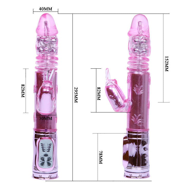 BAILE - THROBBING BUNNY ROTADOR RABBIT ROSA - Sex Shop Sexy