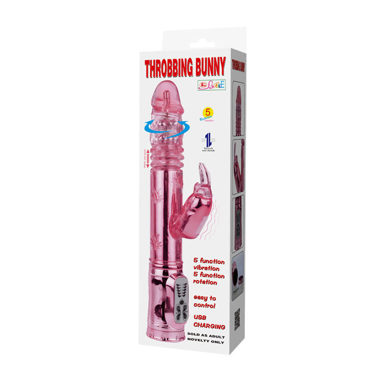 BAILE - THROBBING BUNNY ROTADOR RABBIT ROSA - Sex Shop Sexy