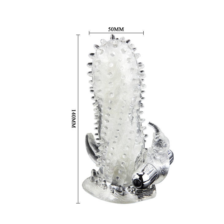 BAILE - BRAVE MAN PENIS EXTENSION VIBRATOR WITH RABBIT