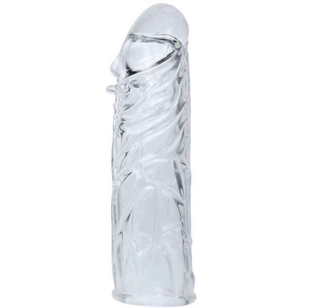 BAILE - CAPA EM SILICONE TRANSPARENTE PARA PÉNIS 13 CM