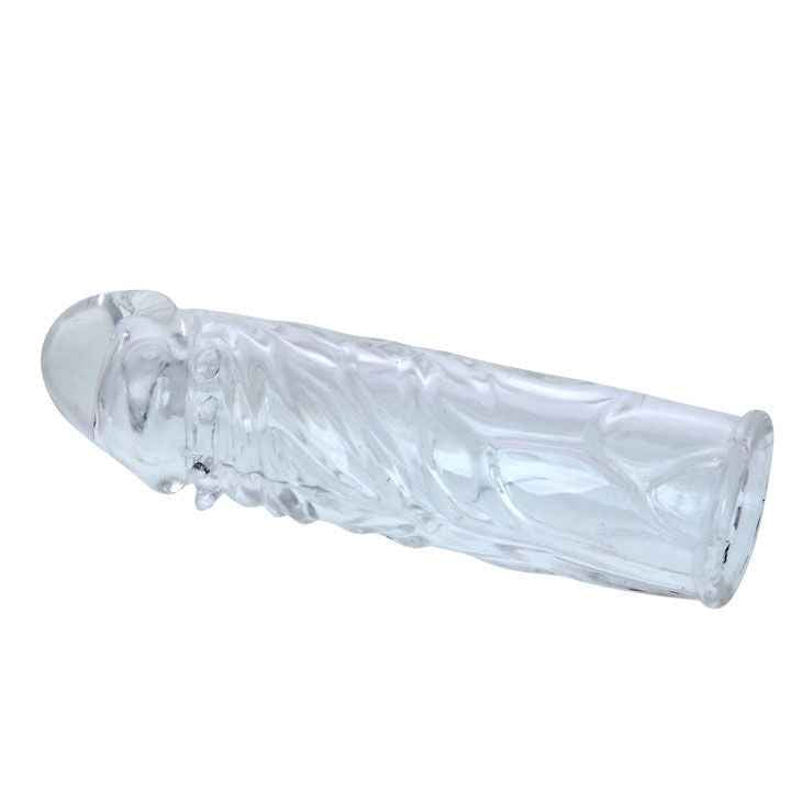 BAILE - CAPA EM SILICONE TRANSPARENTE PARA PÉNIS 13 CM