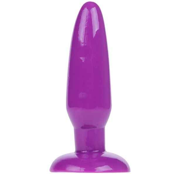 BAILE - PLUG ANAL PEQUENO ROXO 15 CM