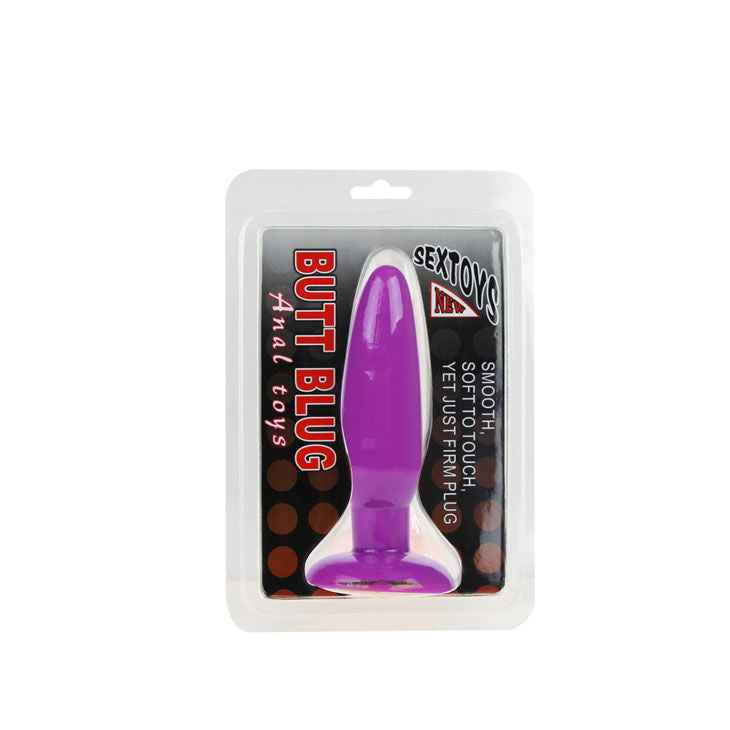 BAILE - PLUG ANAL PEQUENO ROXO 15 CM