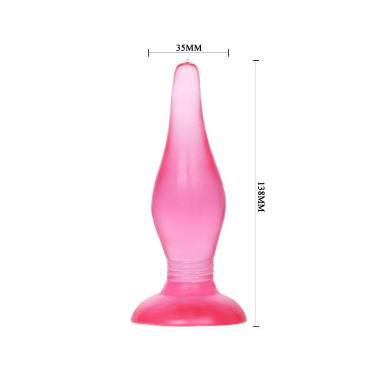 PLUG ANAL TOQUE SUAVE 14,2 CM - Sex Shop Sexy
