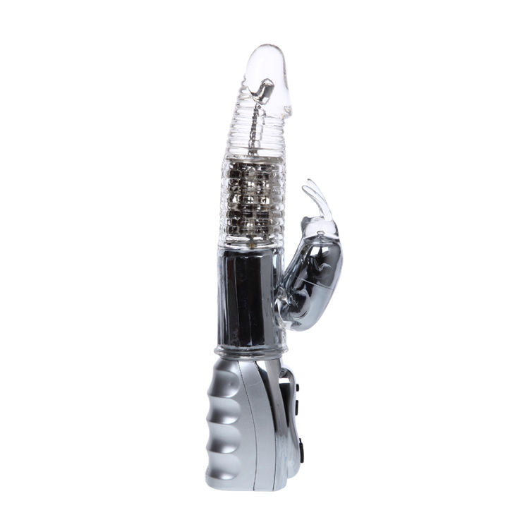 BAILE - AMOUR MISSILE ROTADOR TRANSPARENTE 26.5 CM - Sex Shop Sexy