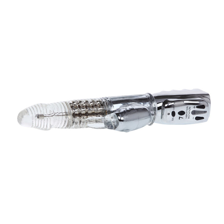 BAILE - AMOUR MISSILE ROTADOR TRANSPARENTE 26.5 CM - Sex Shop Sexy