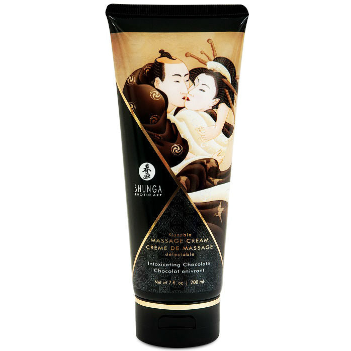 SHUNGA - CREME DE MASSAGEM CHOCOLATE 200 ML - Sex Shop Sexy