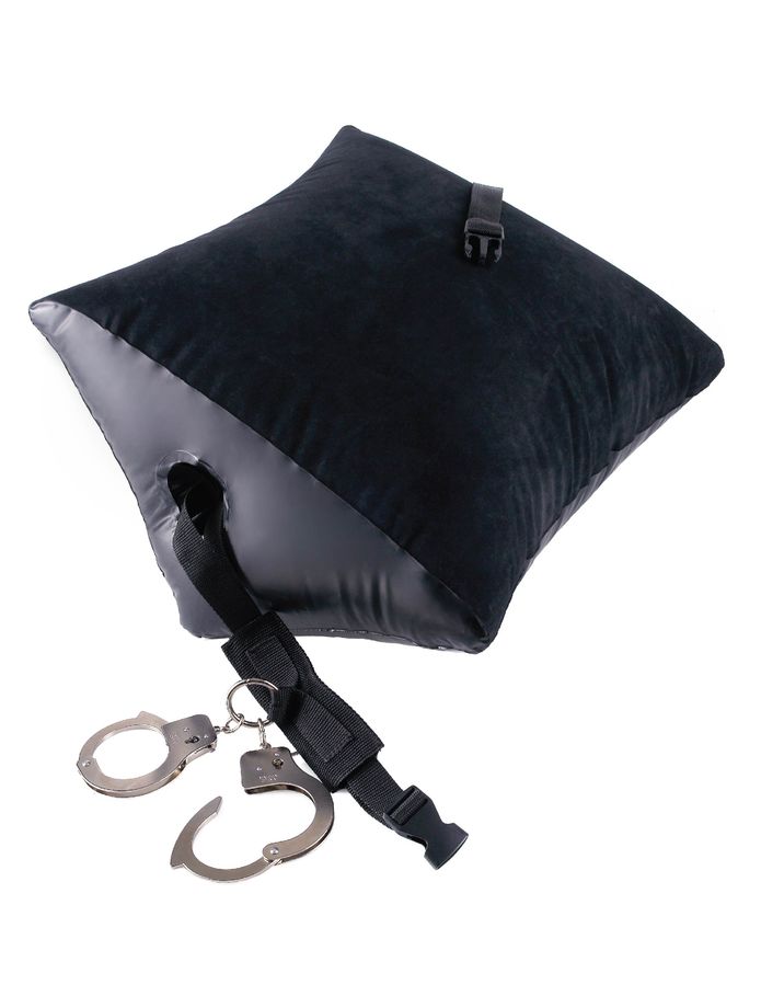 FETISH FANTASY SERIES - ALMOFADA INSUFLÁVEL POSIÇÃO MASTER COM ALGEMAS - Sex Shop Sexy