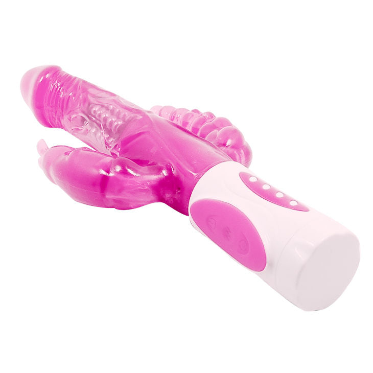 BAILE - PRETTY BUNNY TRIPLO VIBRADOR ROTADOR - Sex Shop Sexy