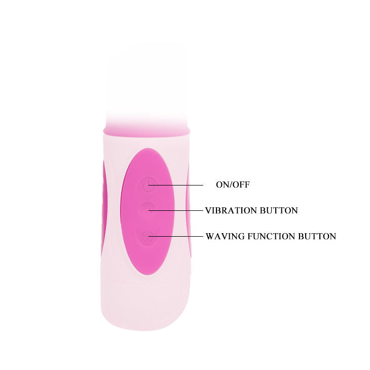BAILE - PRETTY BUNNY TRIPLO VIBRADOR ROTADOR - Sex Shop Sexy