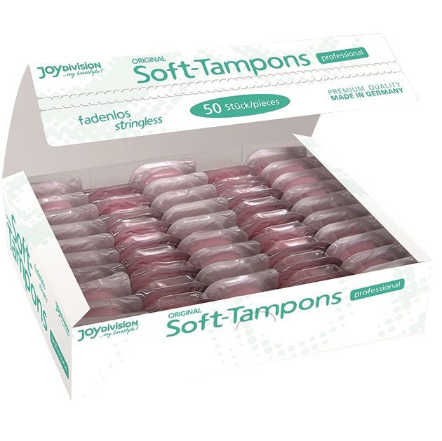 JOYDIVISION SOFT-TAMPONS - TAMPÕES ORIGINAIS PROFESSIONAL / 50 UNIDADES - Sex Shop Sexy