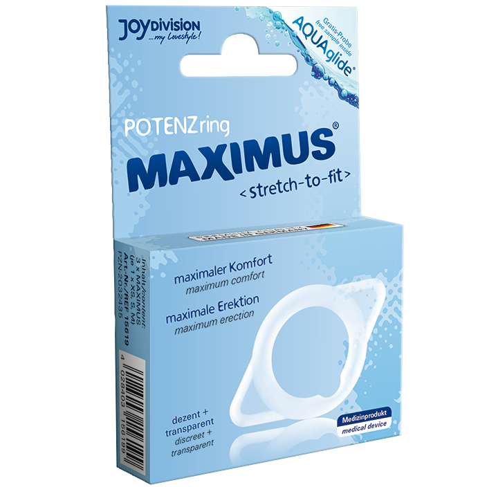 JOYDIVISION - MAXIMUS PACK 3 ANÉIS XS + S + M - Sex Shop Sexy