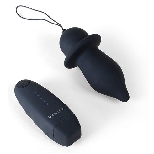 B SWISH - BFILLED CLASSIC PLUG VIBRATÓRIO PRETO